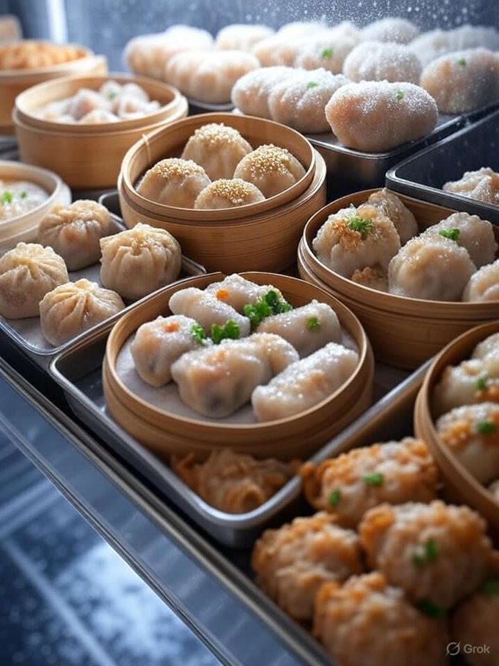 Gefrorene Dim Sum